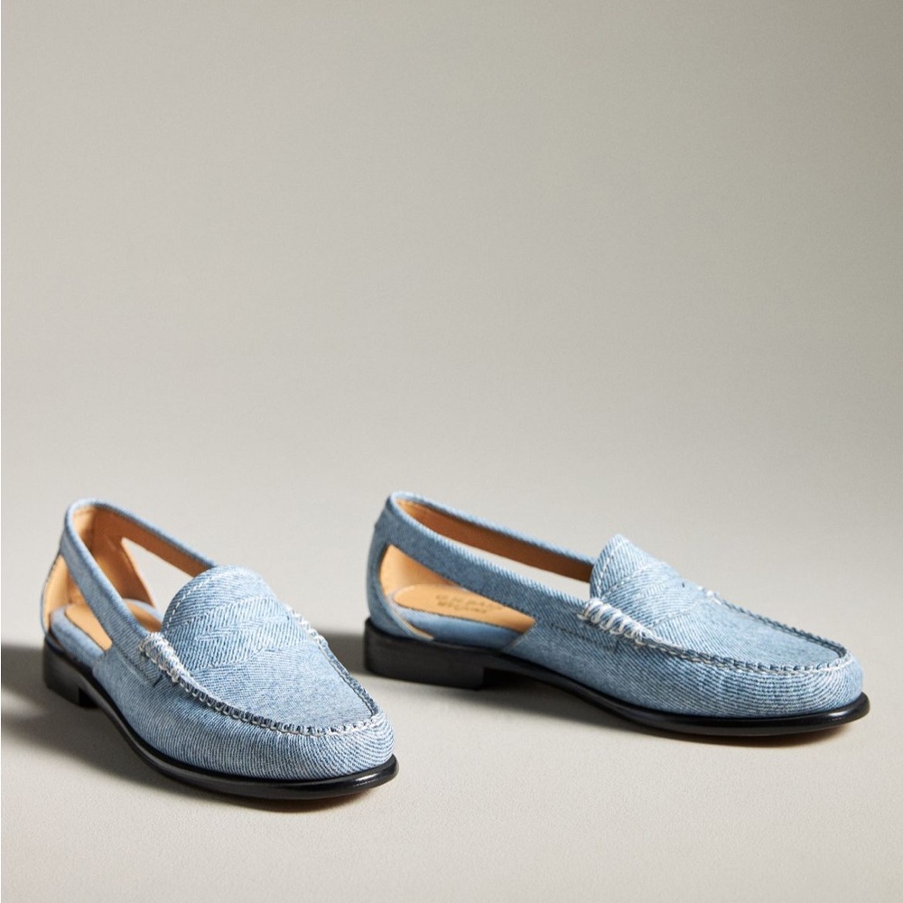 New  Anthropologie x GH Bass Whitney loafers 7.5